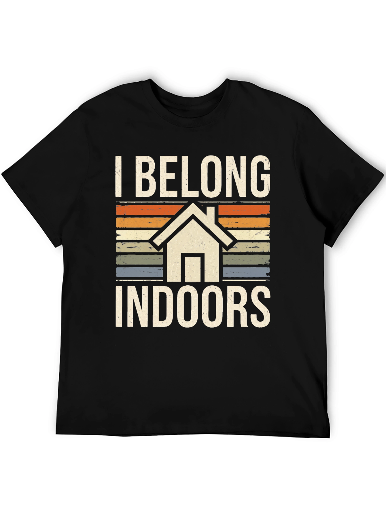 I Belong Indoors Graphic T-Shirt