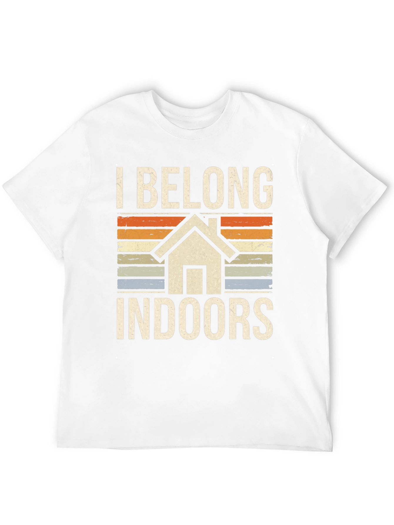I Belong Indoors Graphic T-Shirt