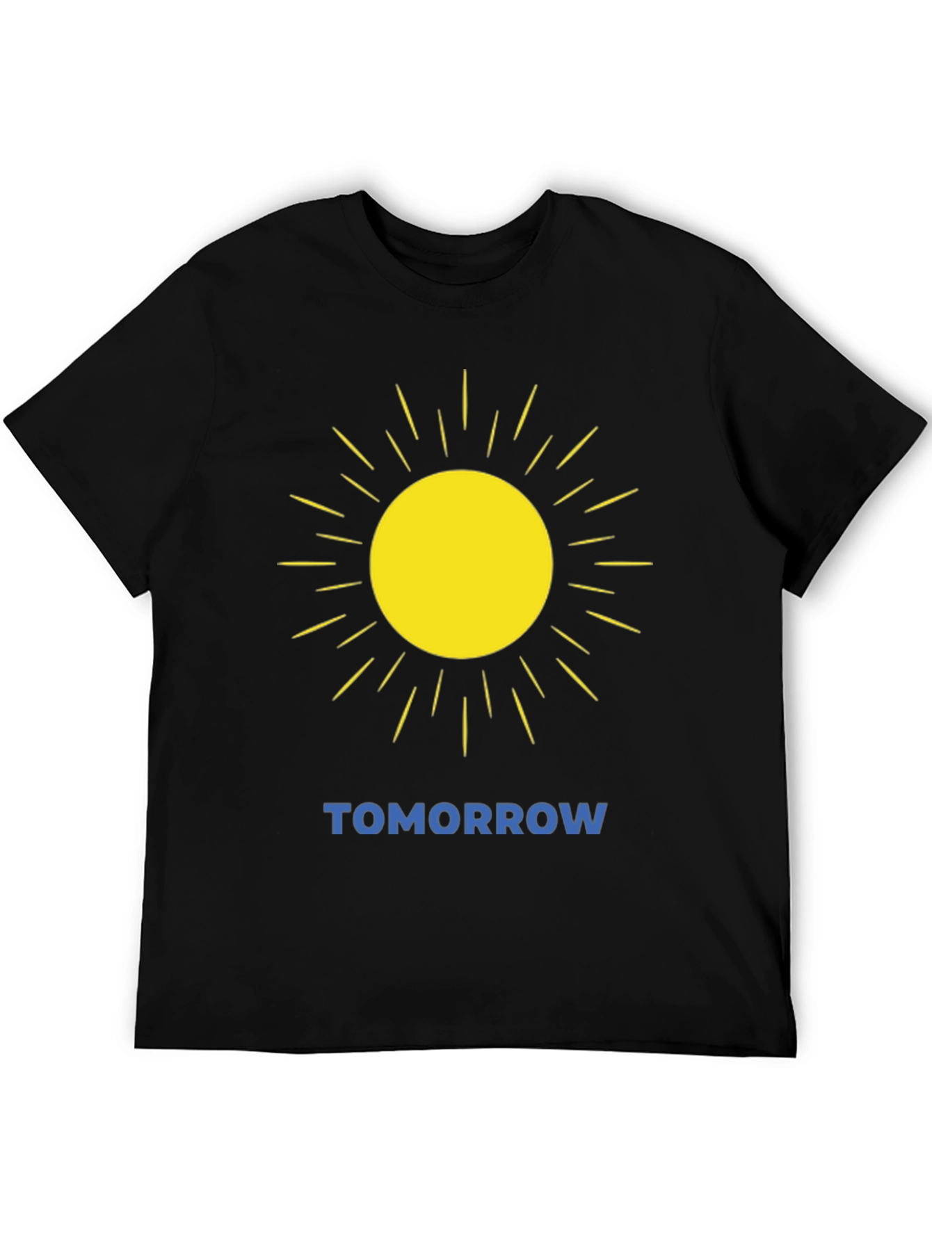Sunshine Tomorrow Graphic Tee - Black Cotton Blend