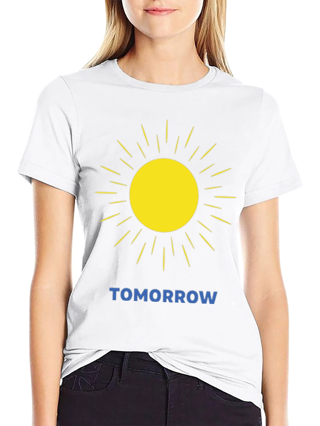 Sunshine Tomorrow Graphic Tee - Black Cotton Blend