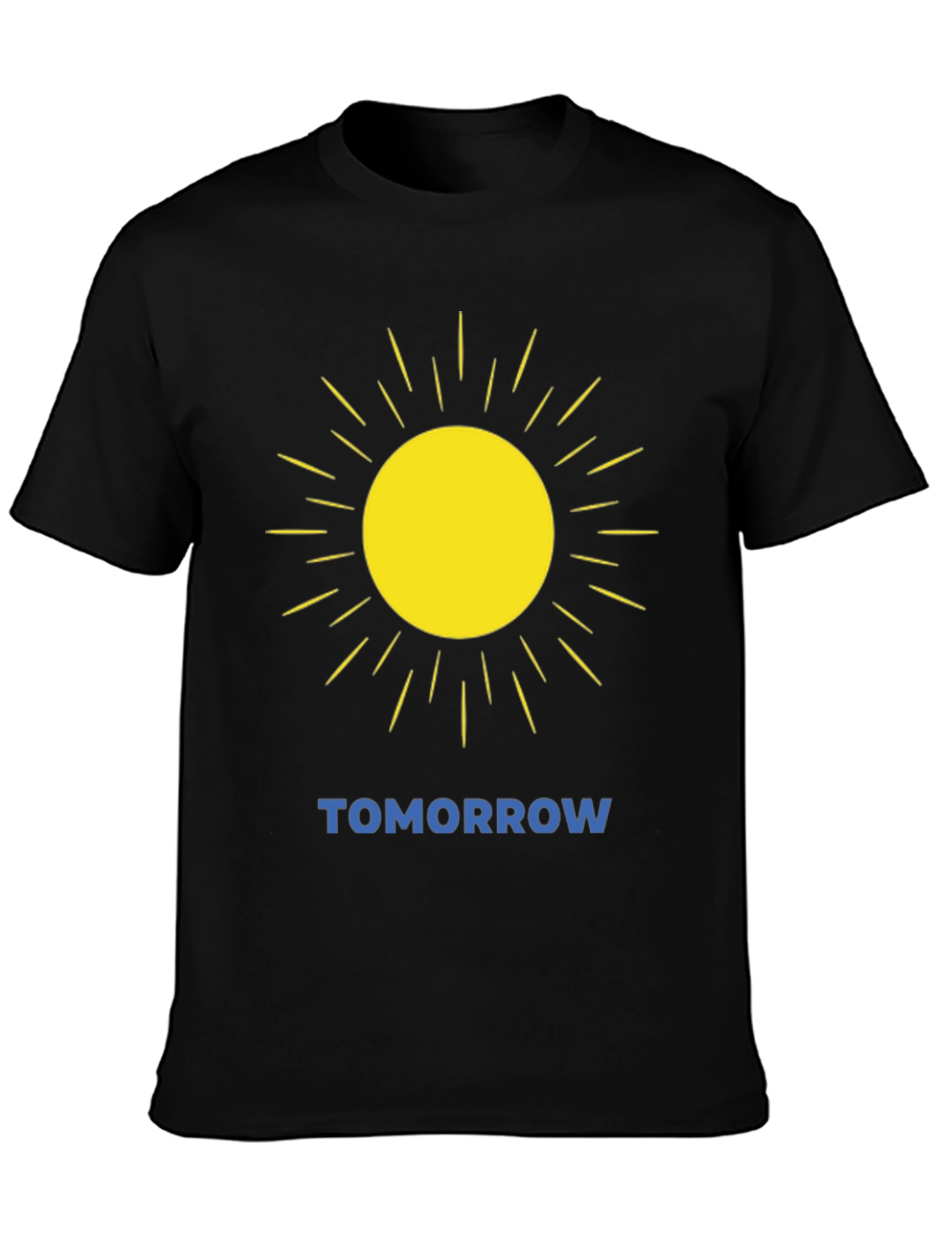 Sunshine Tomorrow Graphic Tee - Black Cotton Blend