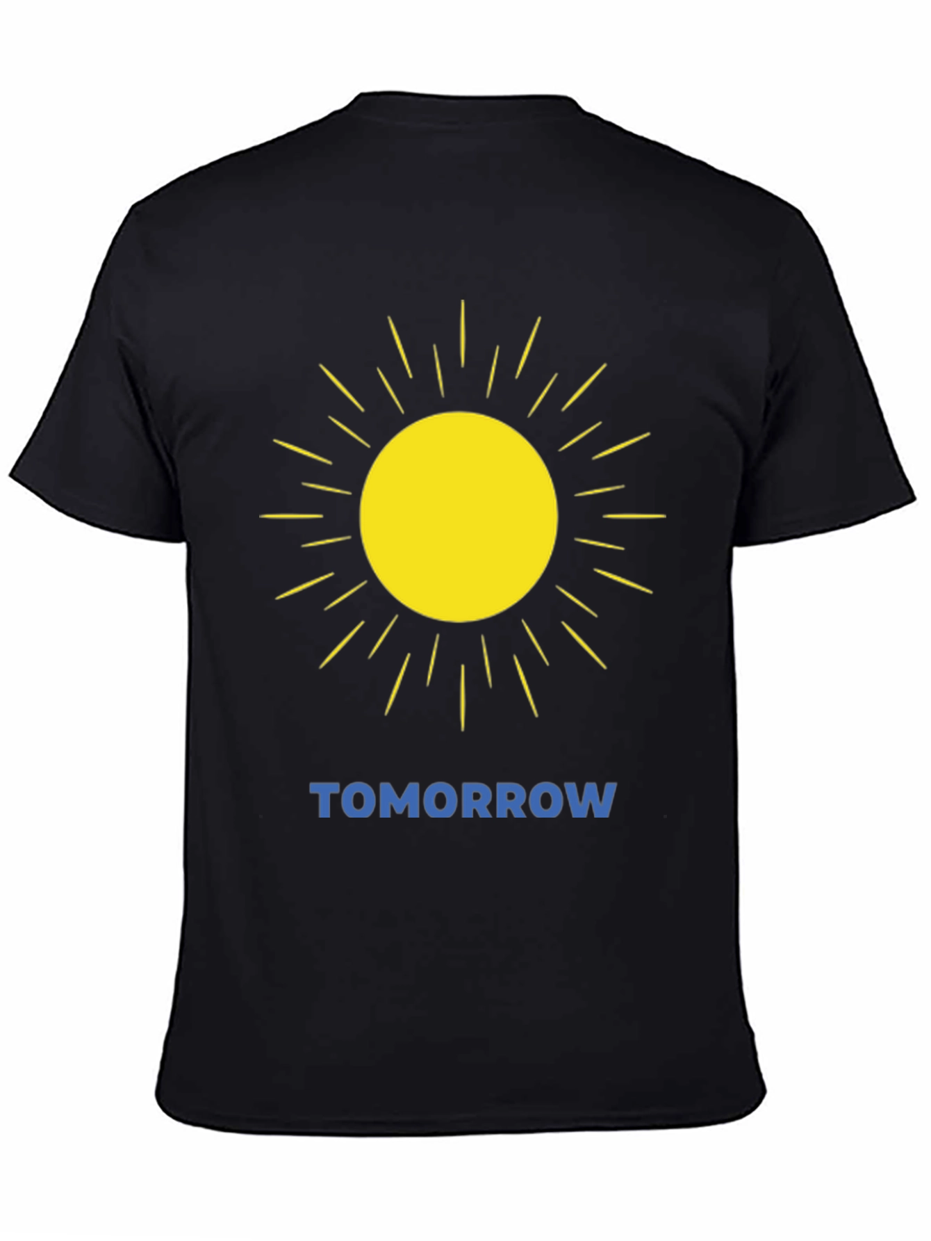 Sunshine Tomorrow Graphic Tee - Black Cotton Blend
