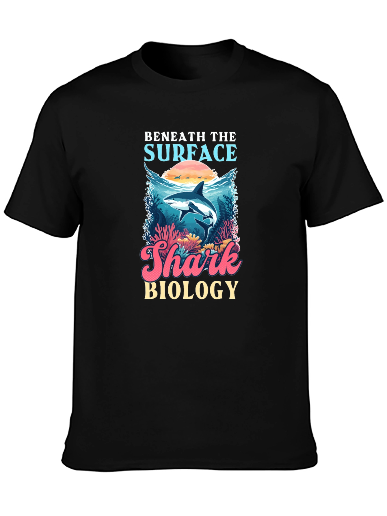 Beneath The Surface Shark Biology T-Shirt