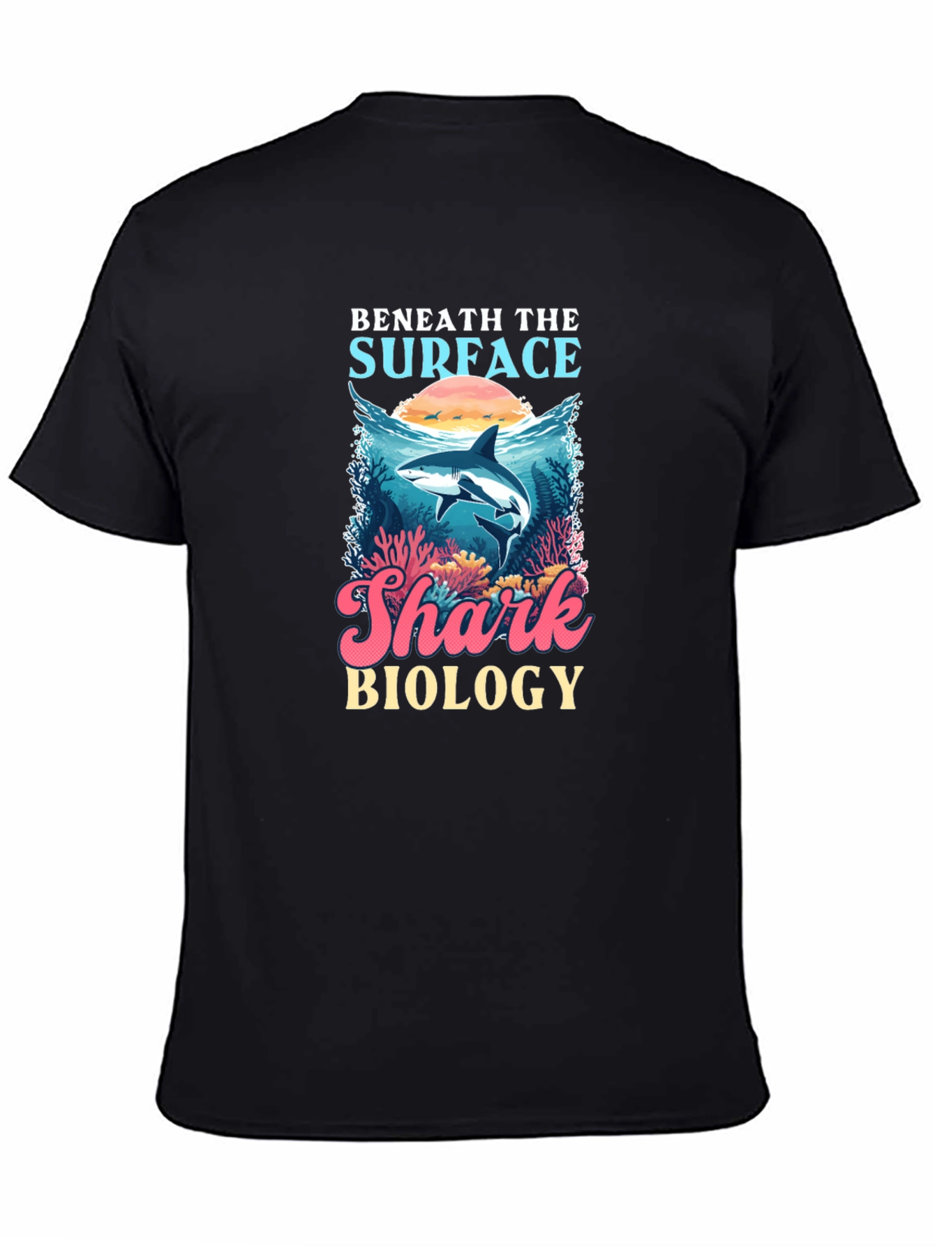 Beneath The Surface Shark Biology T-Shirt