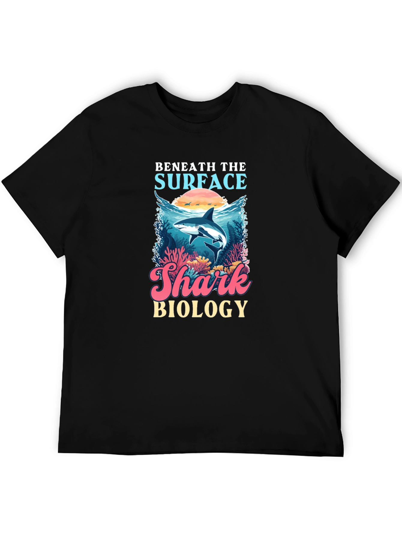 Beneath The Surface Shark Biology T-Shirt