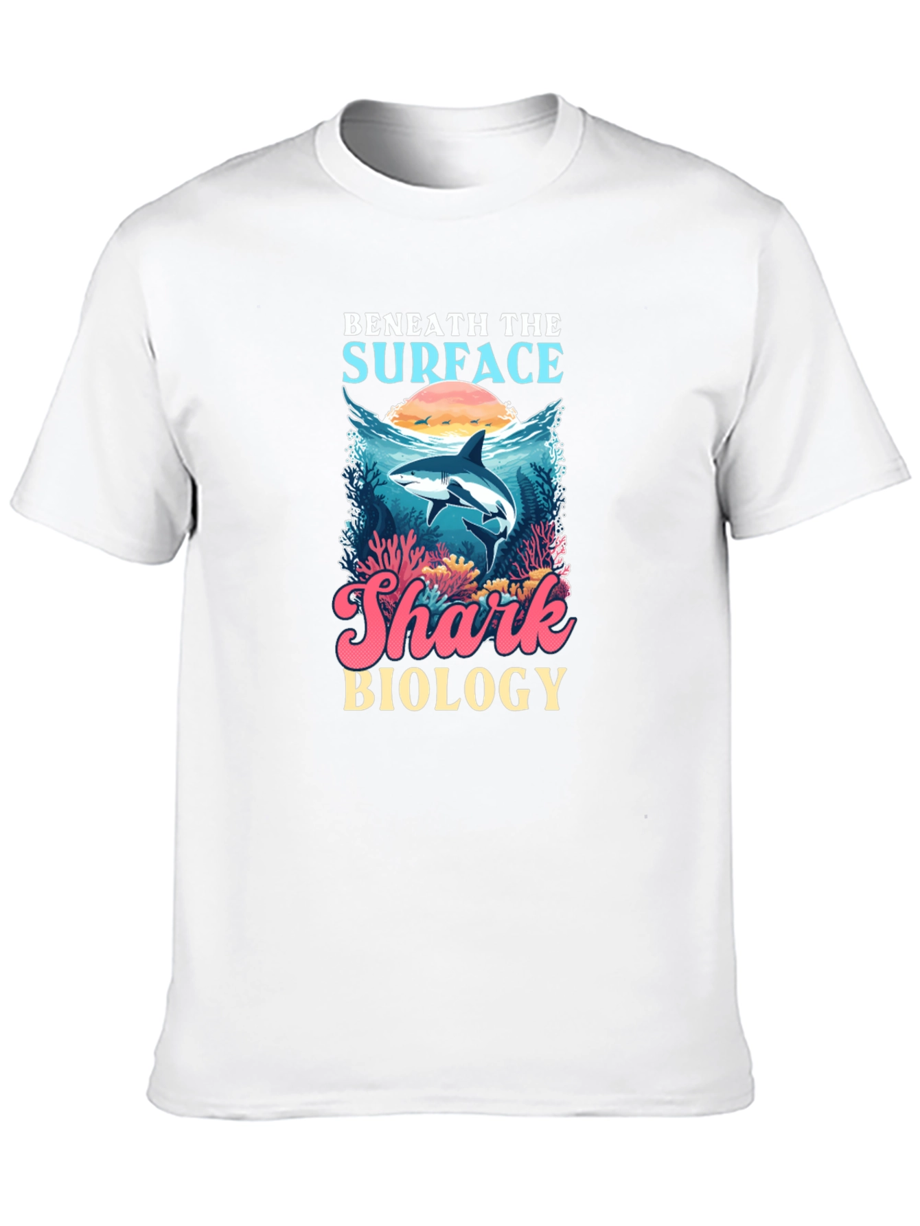 Beneath The Surface Shark Biology T-Shirt