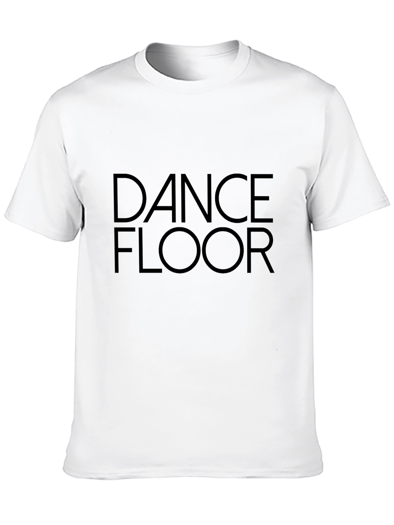 Dance Floor Black T-Shirt - Stylish Club Wear