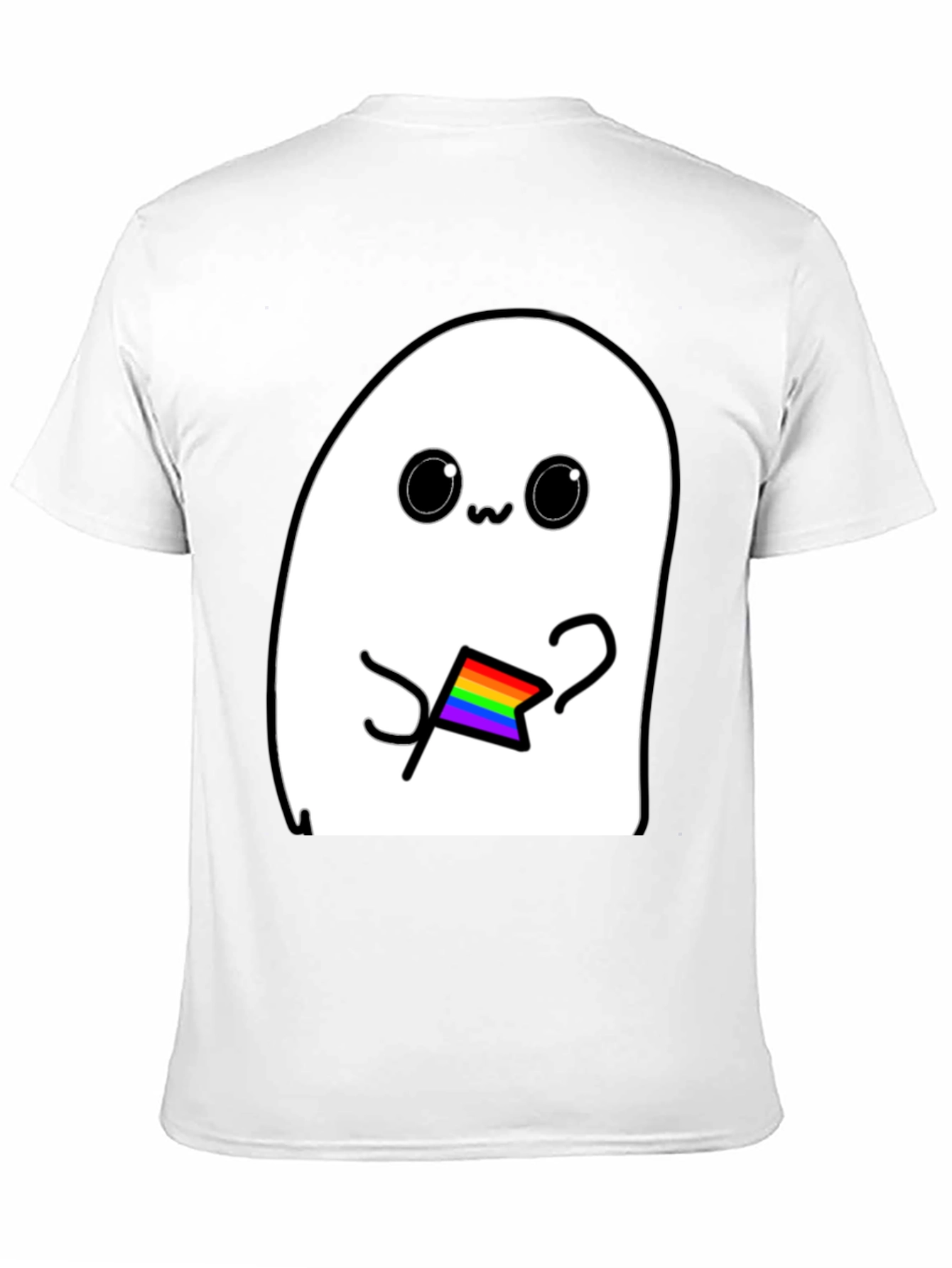Cute Ghost LGBT Pride T-Shirt
