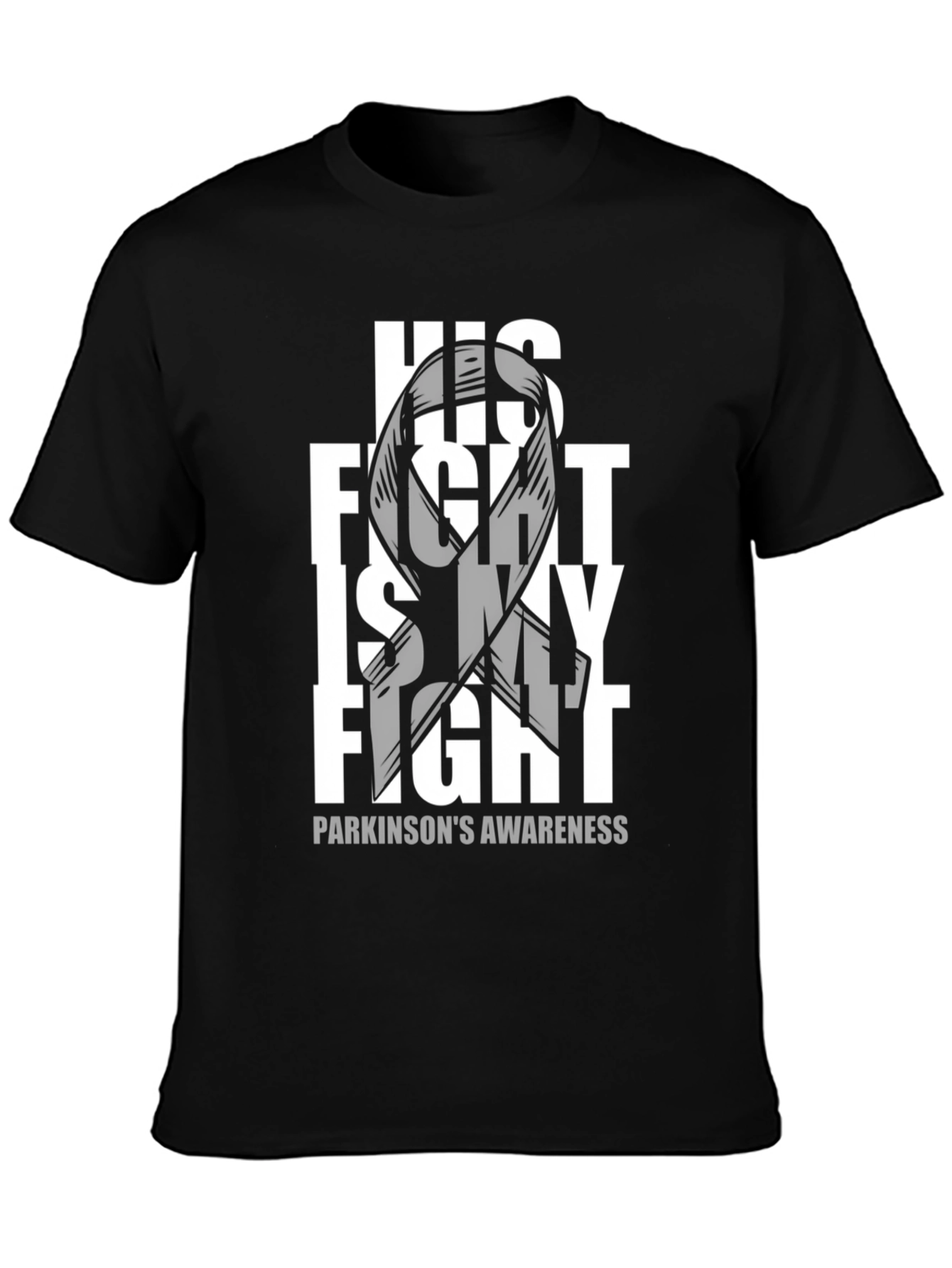 Parkinsons Awareness T-Shirt - His Fight is My Fight