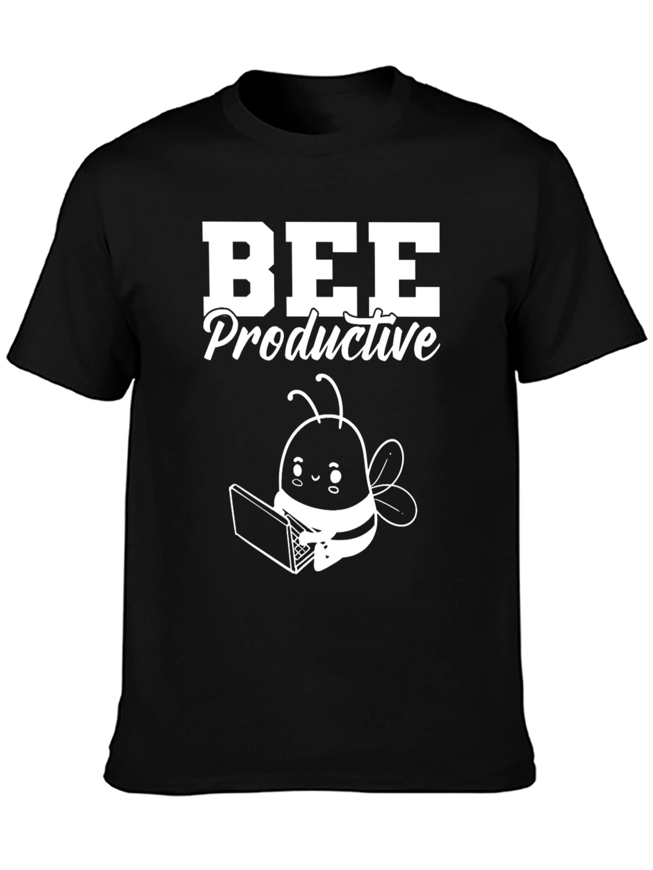 Bee Productive T-Shirt - Work From Home Bee