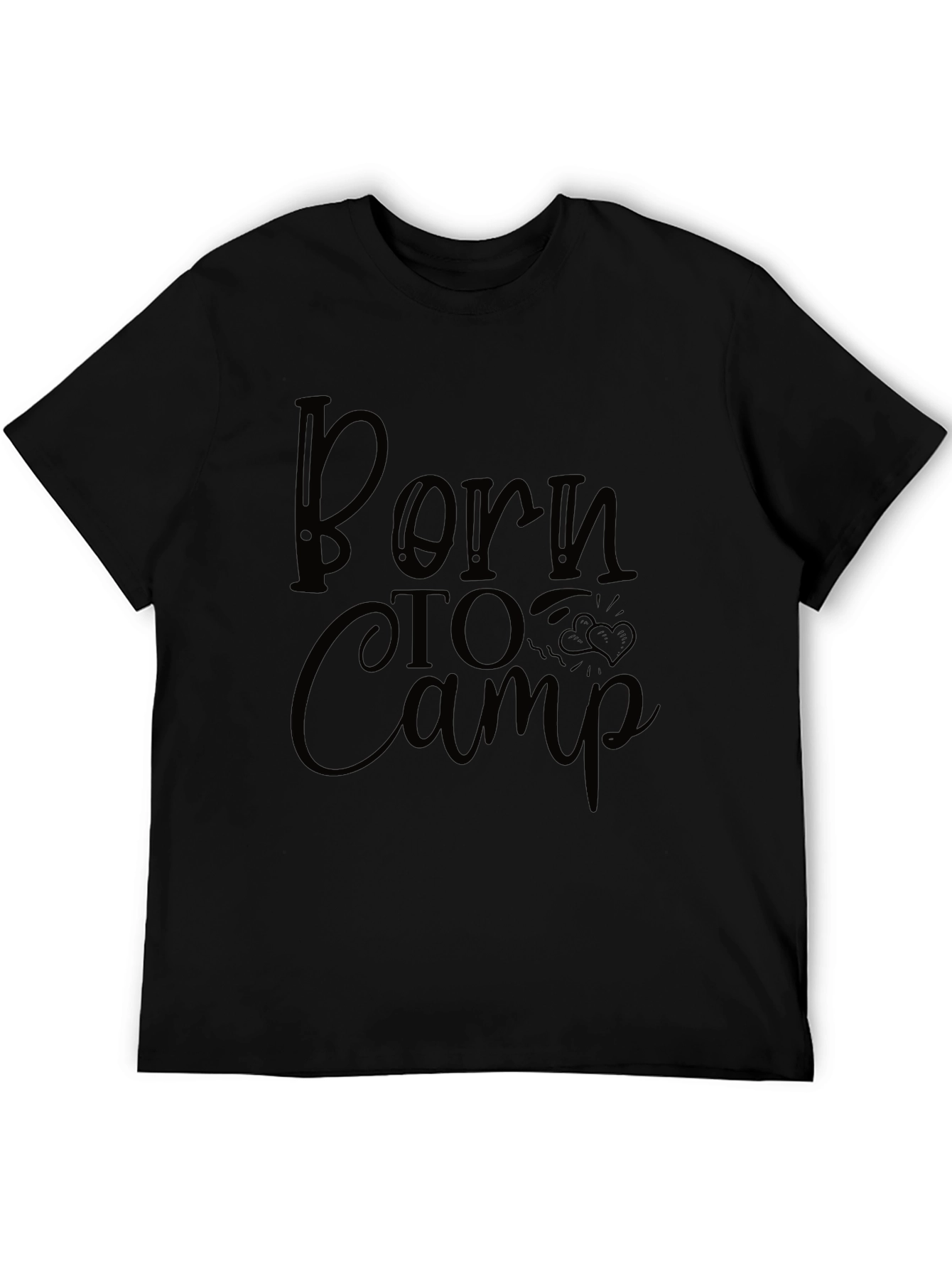 Born to Camp Black T-Shirt