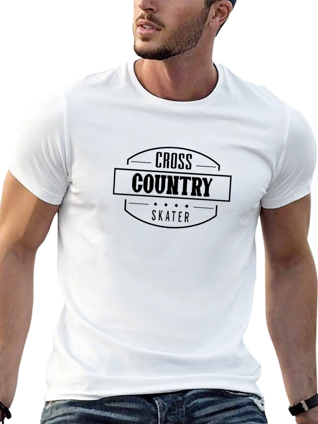 Cross Country Skater Black T-Shirt