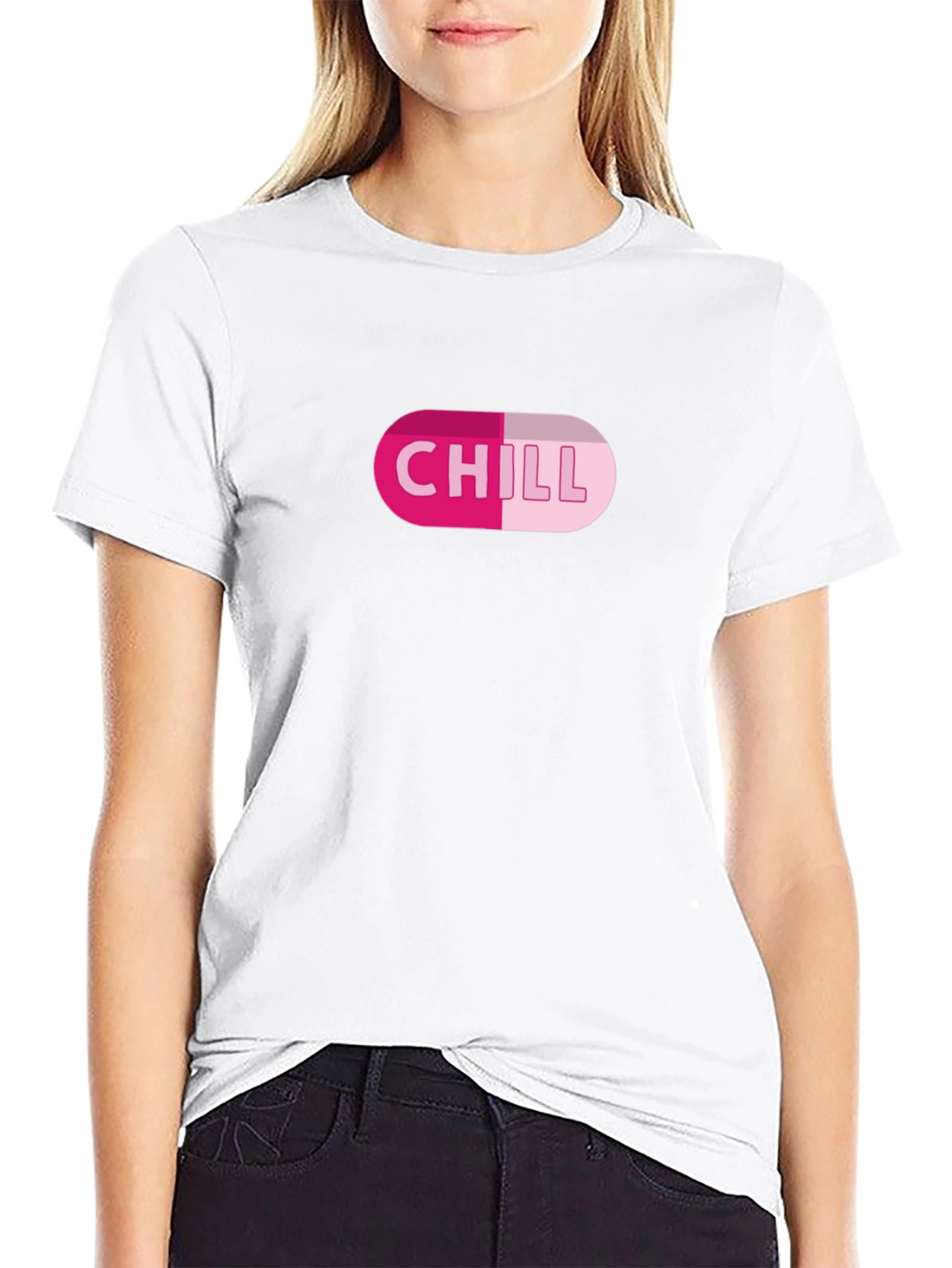 Chill Pill Graphic Tee - Relaxed Style