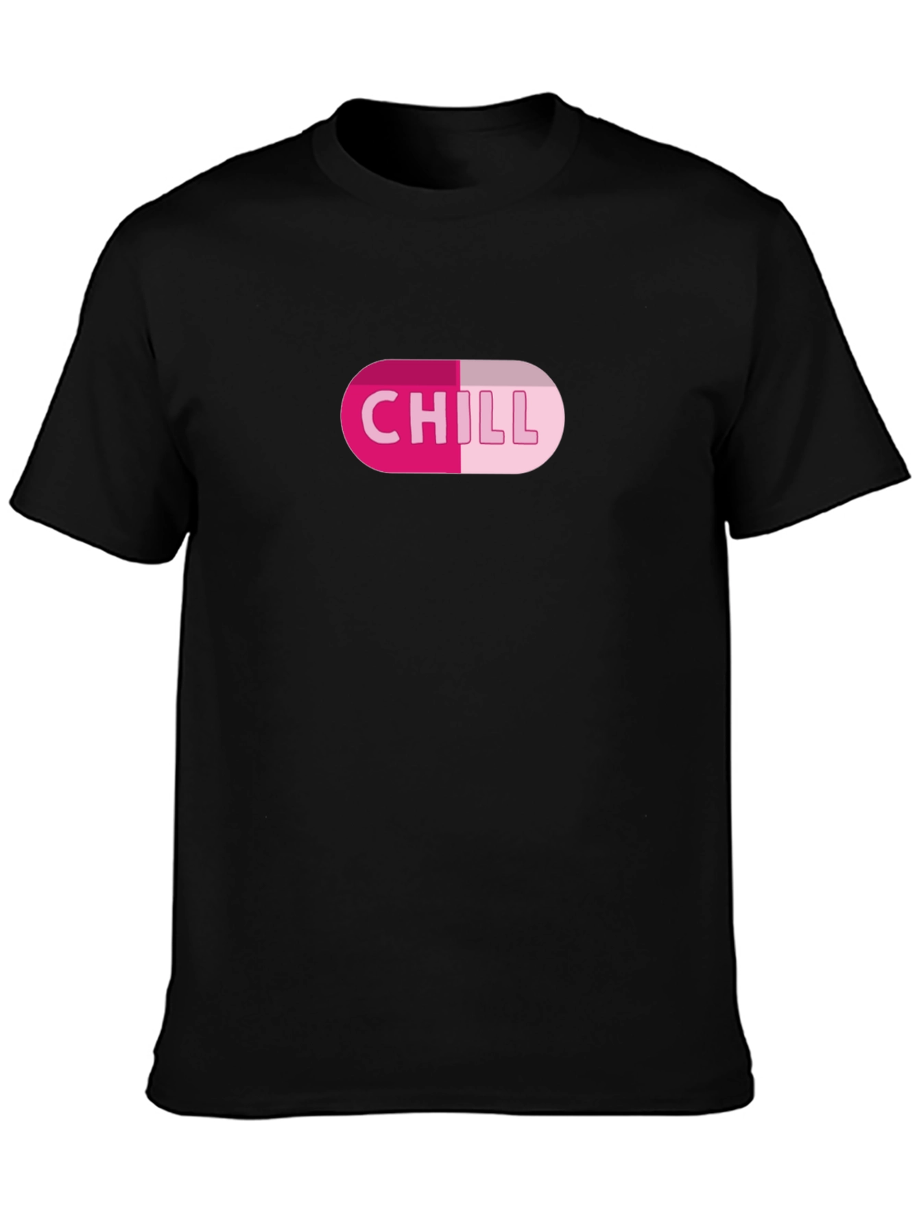 Chill Pill Graphic Tee - Relaxed Style