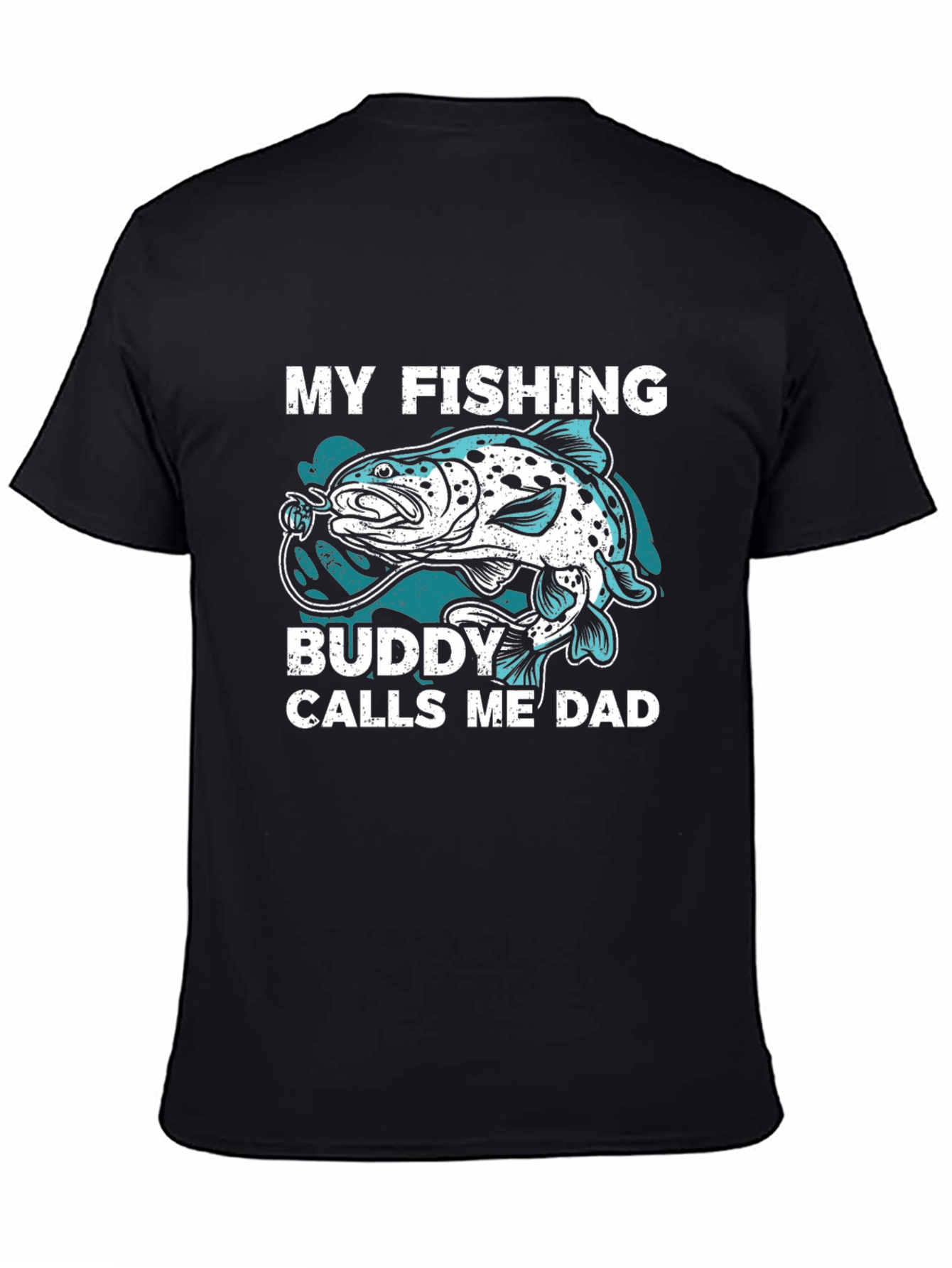 Fishing Buddy Dad T-Shirt - Angler Gift