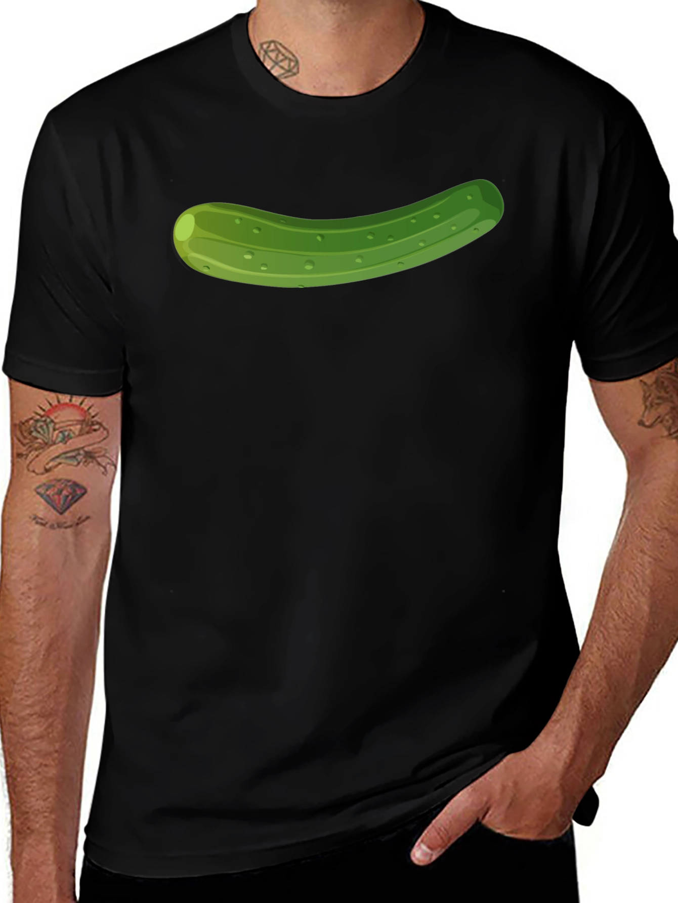 Pickle Graphic Tee - Unisex Black T-Shirt