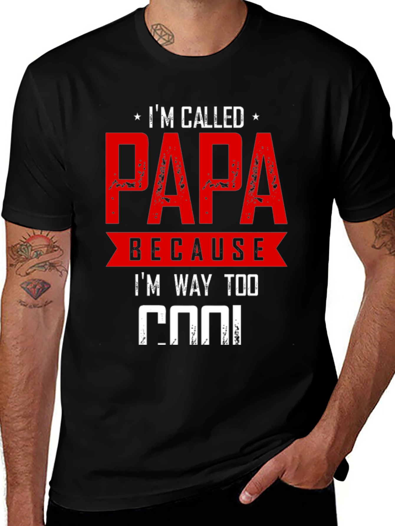 Im Called Papa T-Shirt - Cool Dad Apparel