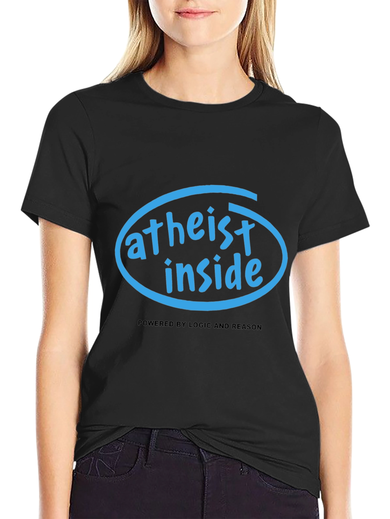 Atheist Inside T-Shirt - Logic & Reason Tee