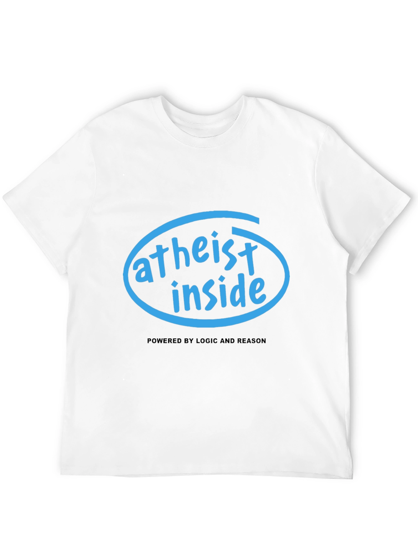 Atheist Inside T-Shirt - Logic & Reason Tee