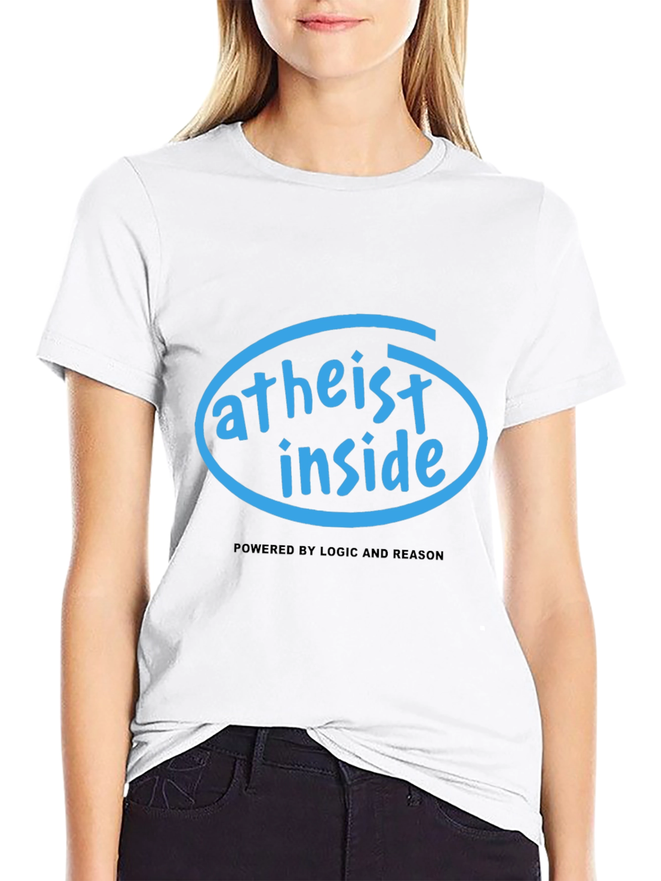 Atheist Inside T-Shirt - Logic & Reason Tee
