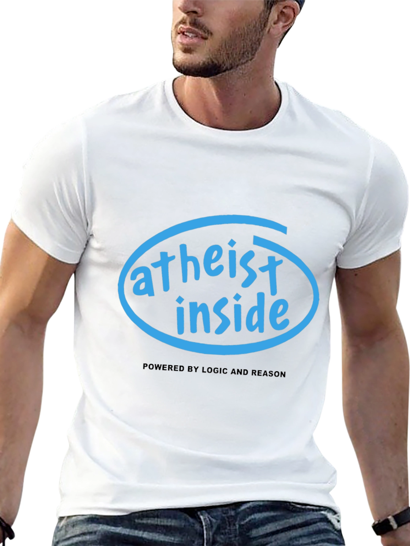 Atheist Inside T-Shirt - Logic & Reason Tee