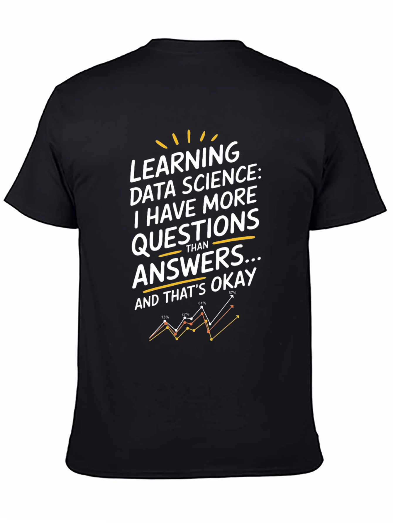 Data Science T-Shirt: More Questions Than Answers