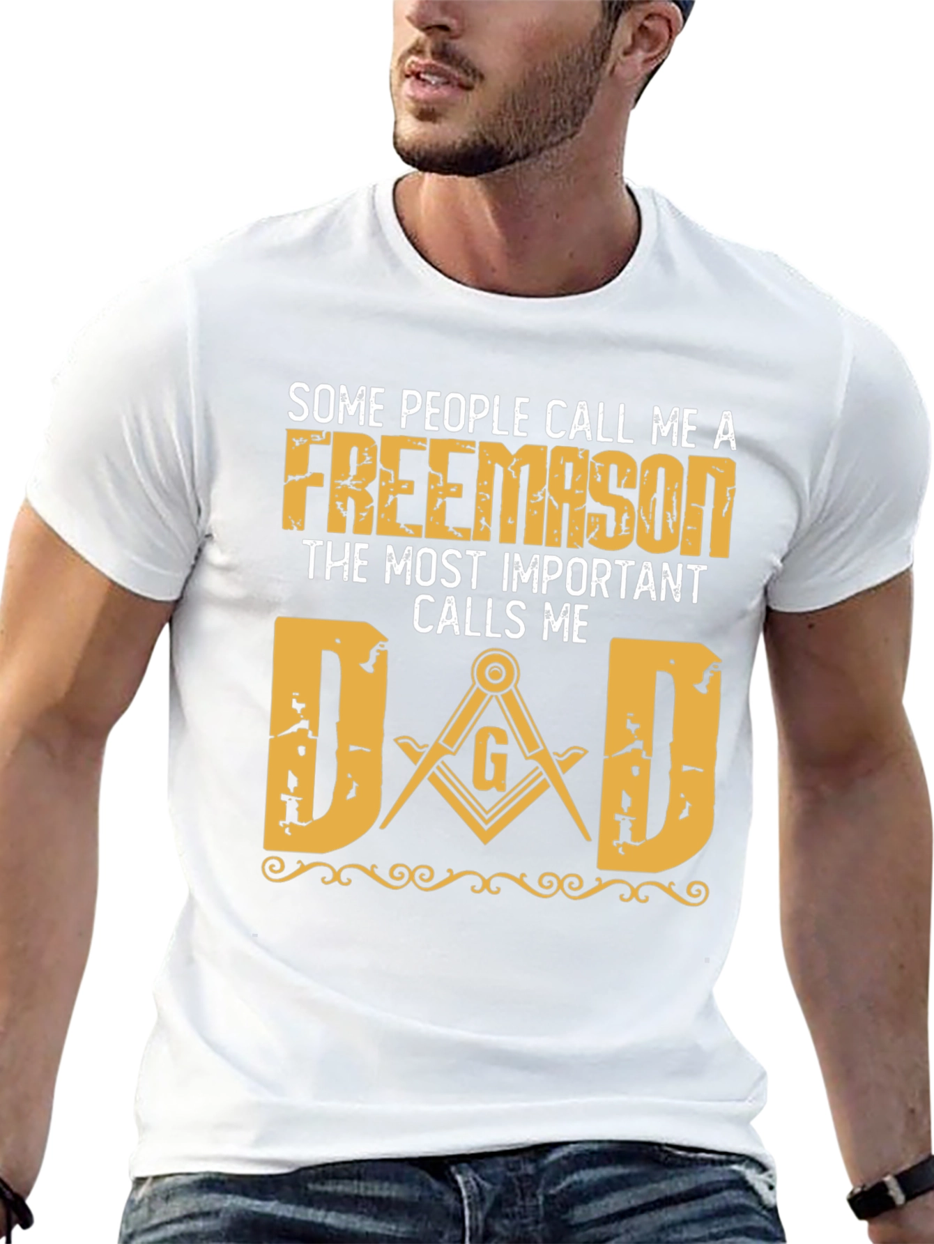 Freemason Dad T-Shirt - Perfect Gift!