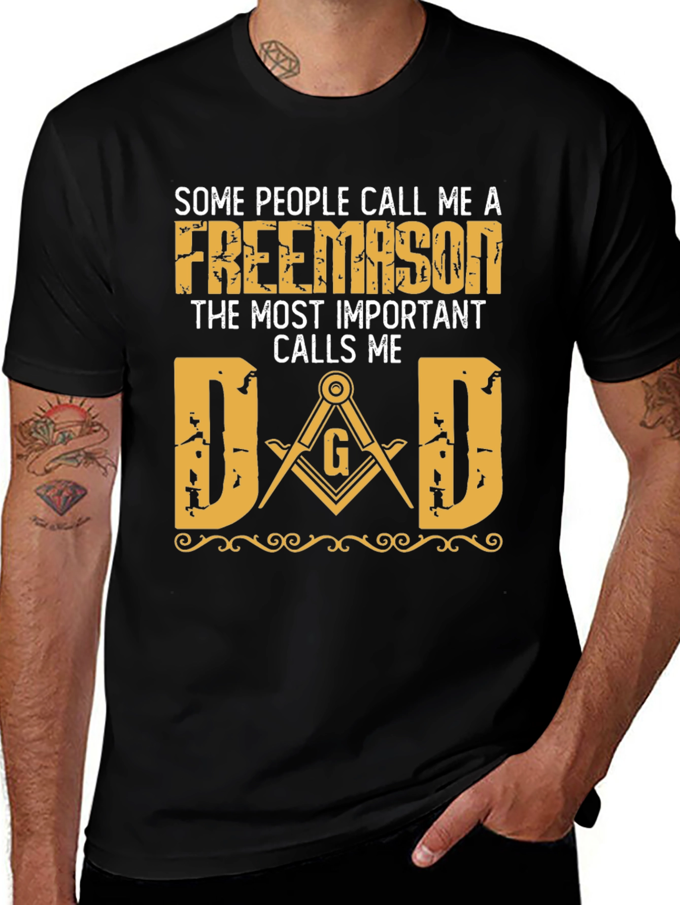 Freemason Dad T-Shirt - Perfect Gift!
