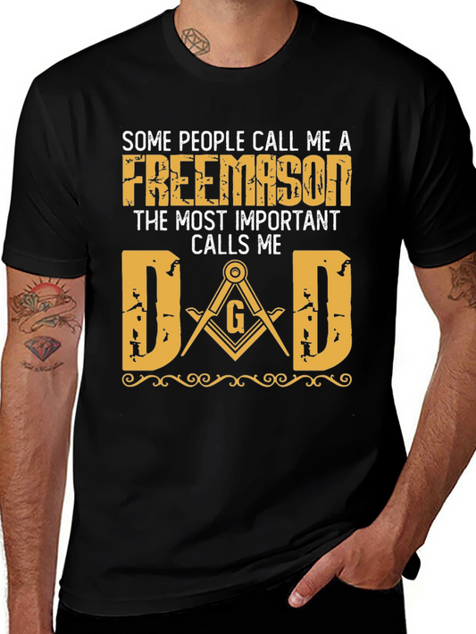 Freemason Dad T-Shirt - Perfect Gift!