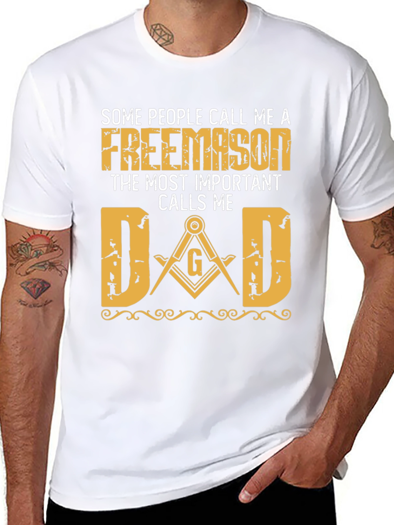 Freemason Dad T-Shirt - Perfect Gift!