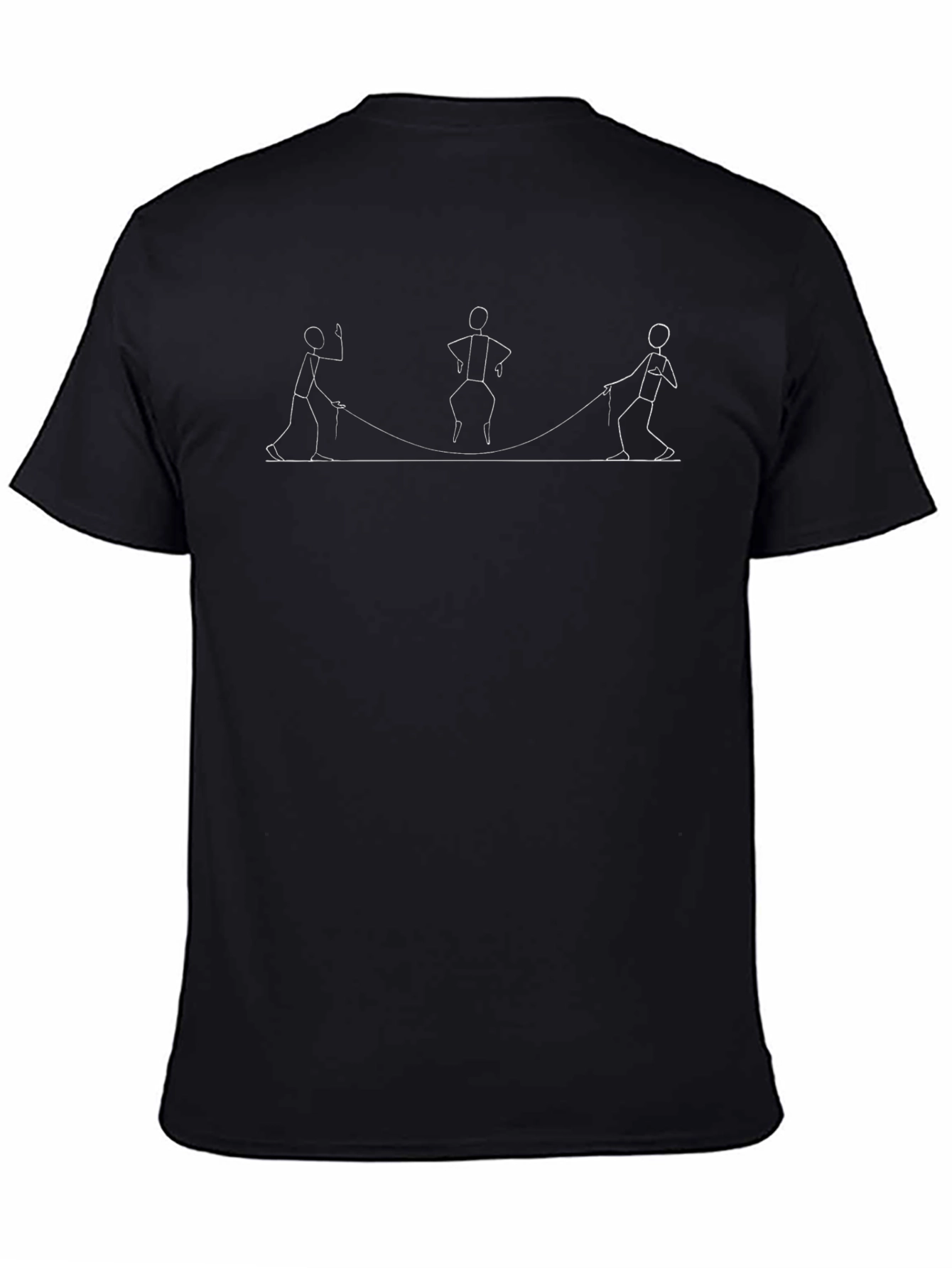 Rope Game Graphic Tee - Black