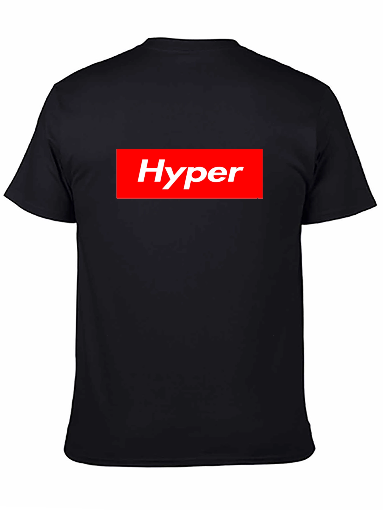 Hyper Graphic Print Black Tee - Trendy Casual Style