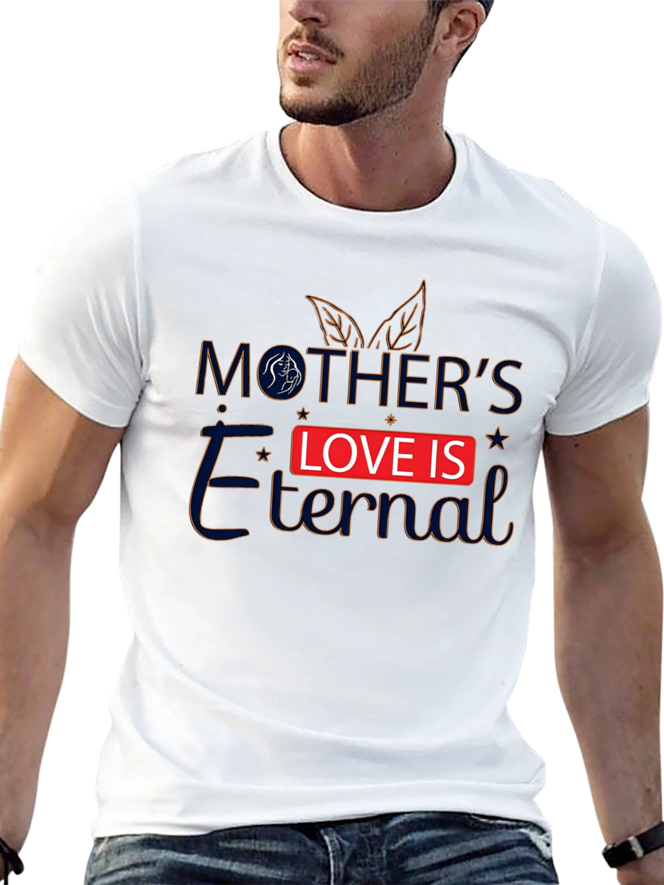 Mothers Love Is Eternal Black T-Shirt
