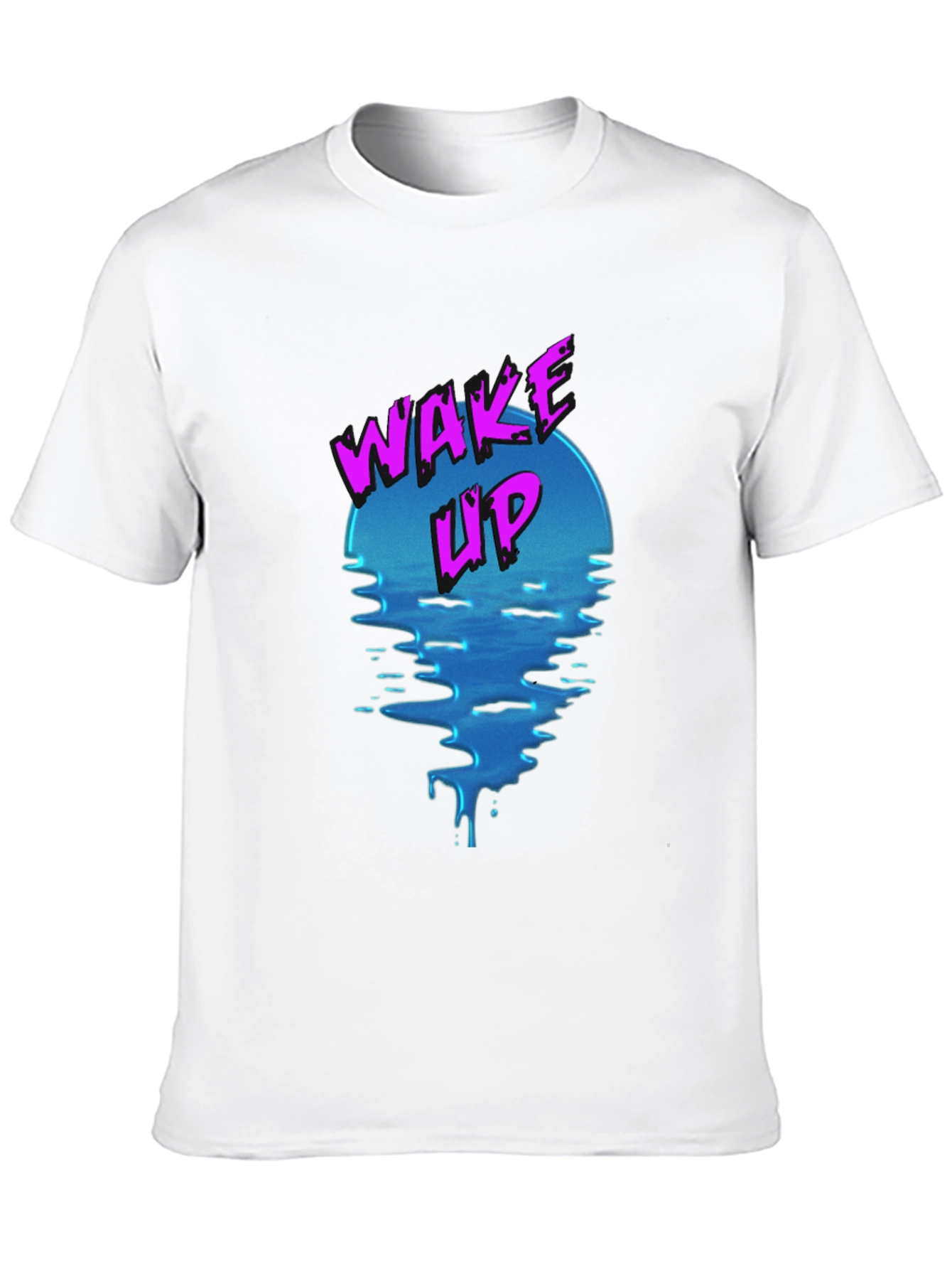 Wake Up Graphic T-Shirt - Black