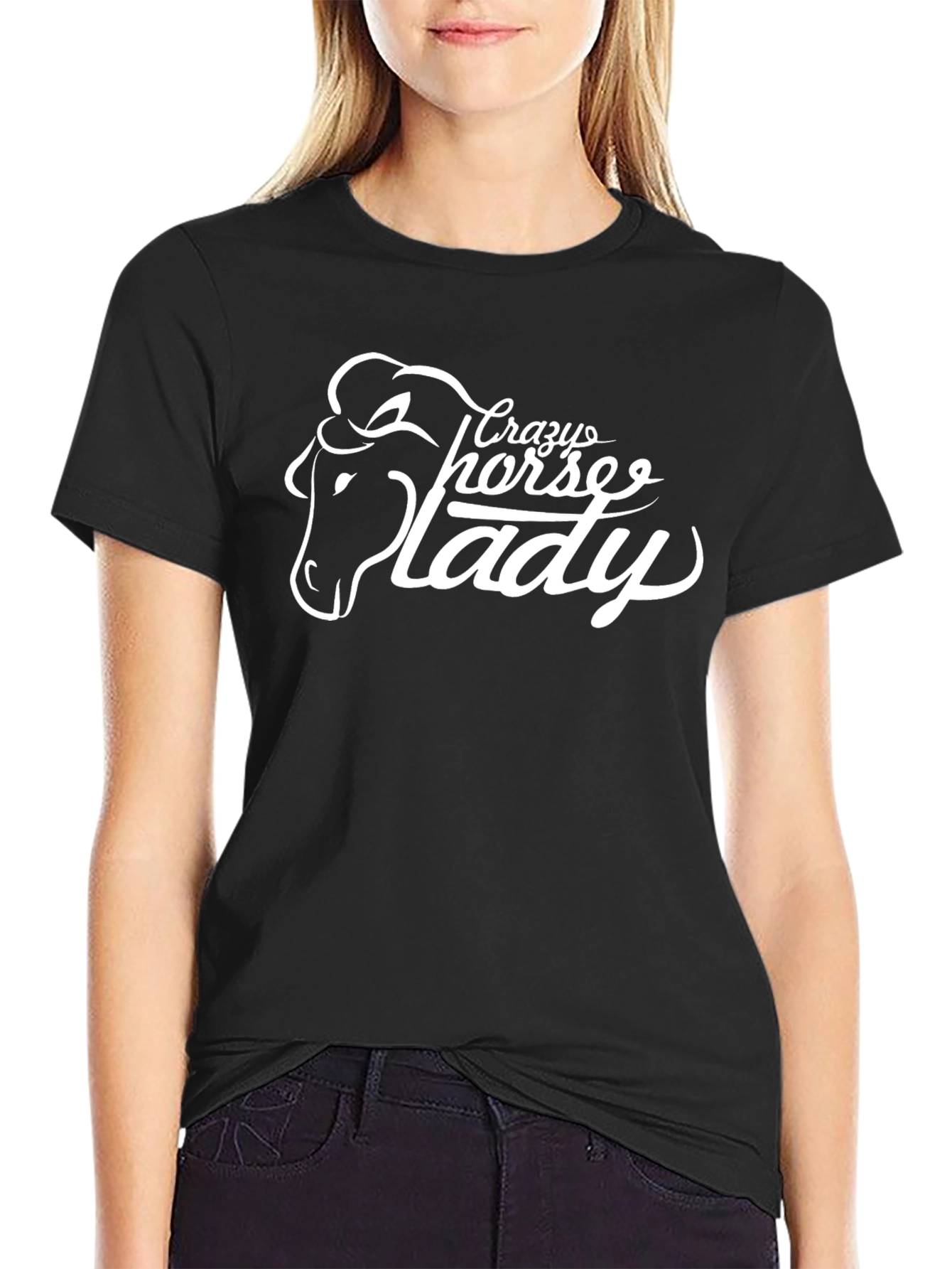 Crazy Horse Lady T-Shirt