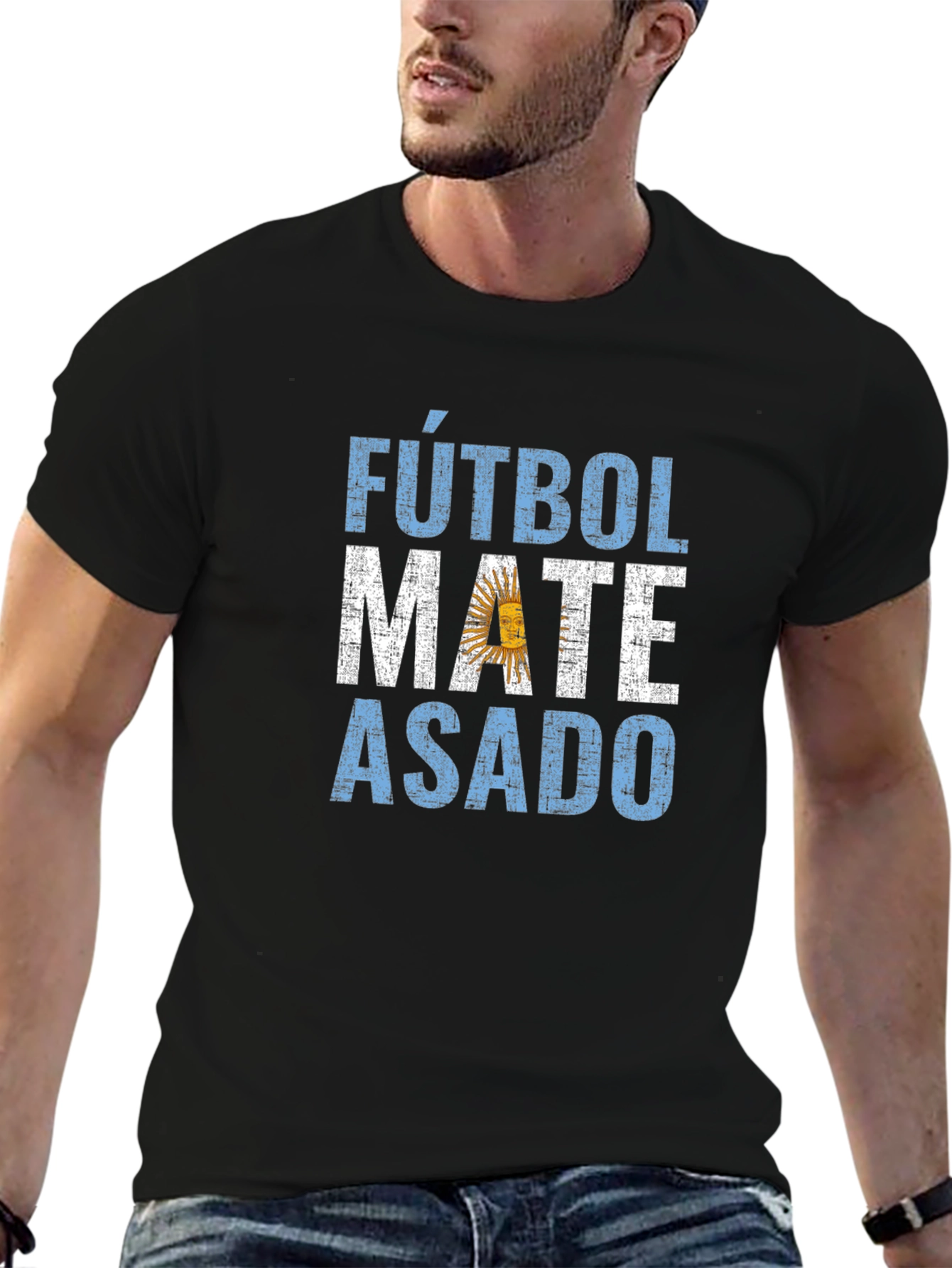 Argentina Football Mate Asado Tee