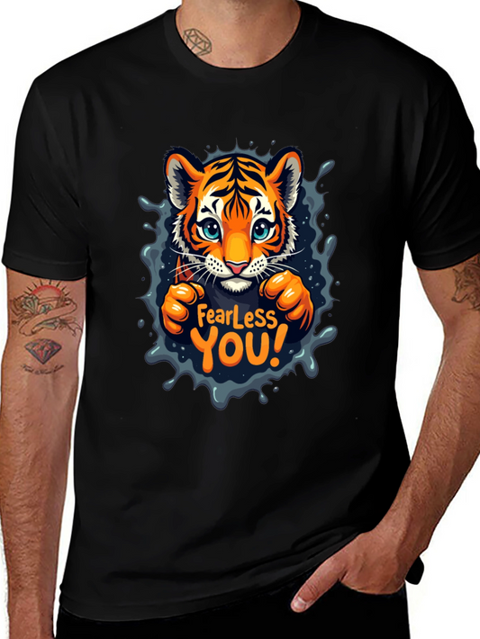 Fearless You! Cute Tiger Graphic Tee