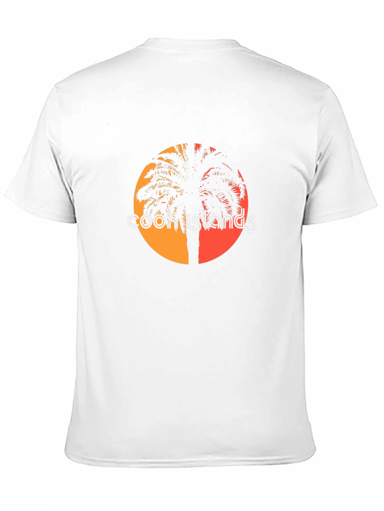 Cook Islands Palm Tee - Black