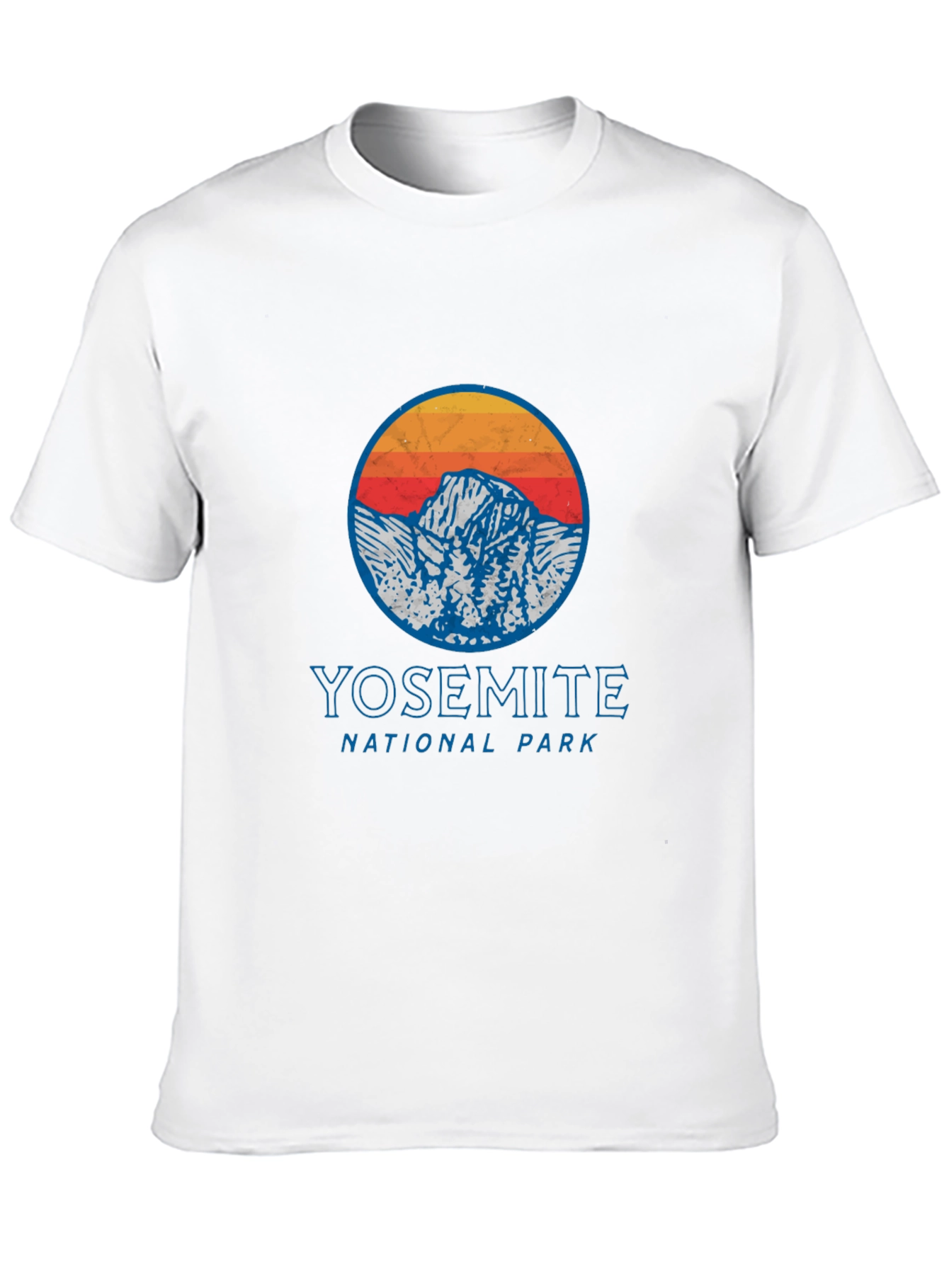 Yosemite National Park Graphic Tee - Retro Mountain Design