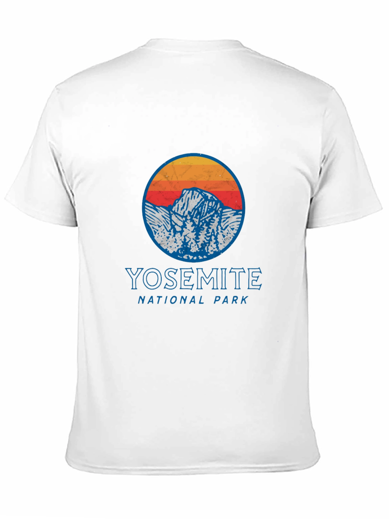 Yosemite National Park Graphic Tee - Retro Mountain Design