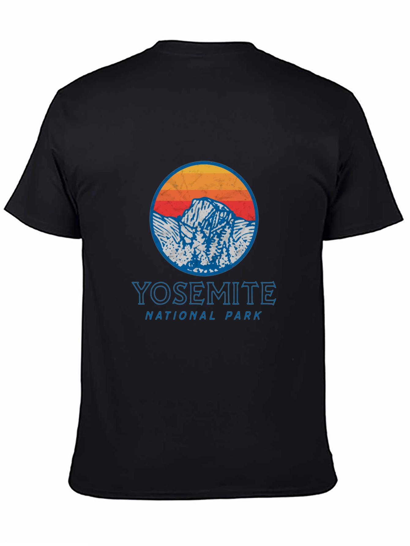 Yosemite National Park Graphic Tee - Retro Mountain Design