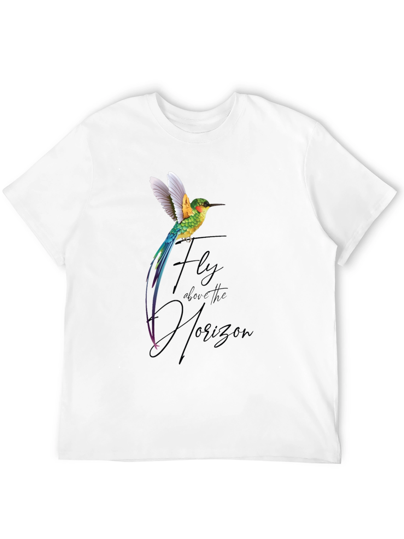 Hummingbird Graphic T-Shirt - Fly Above the Horizon