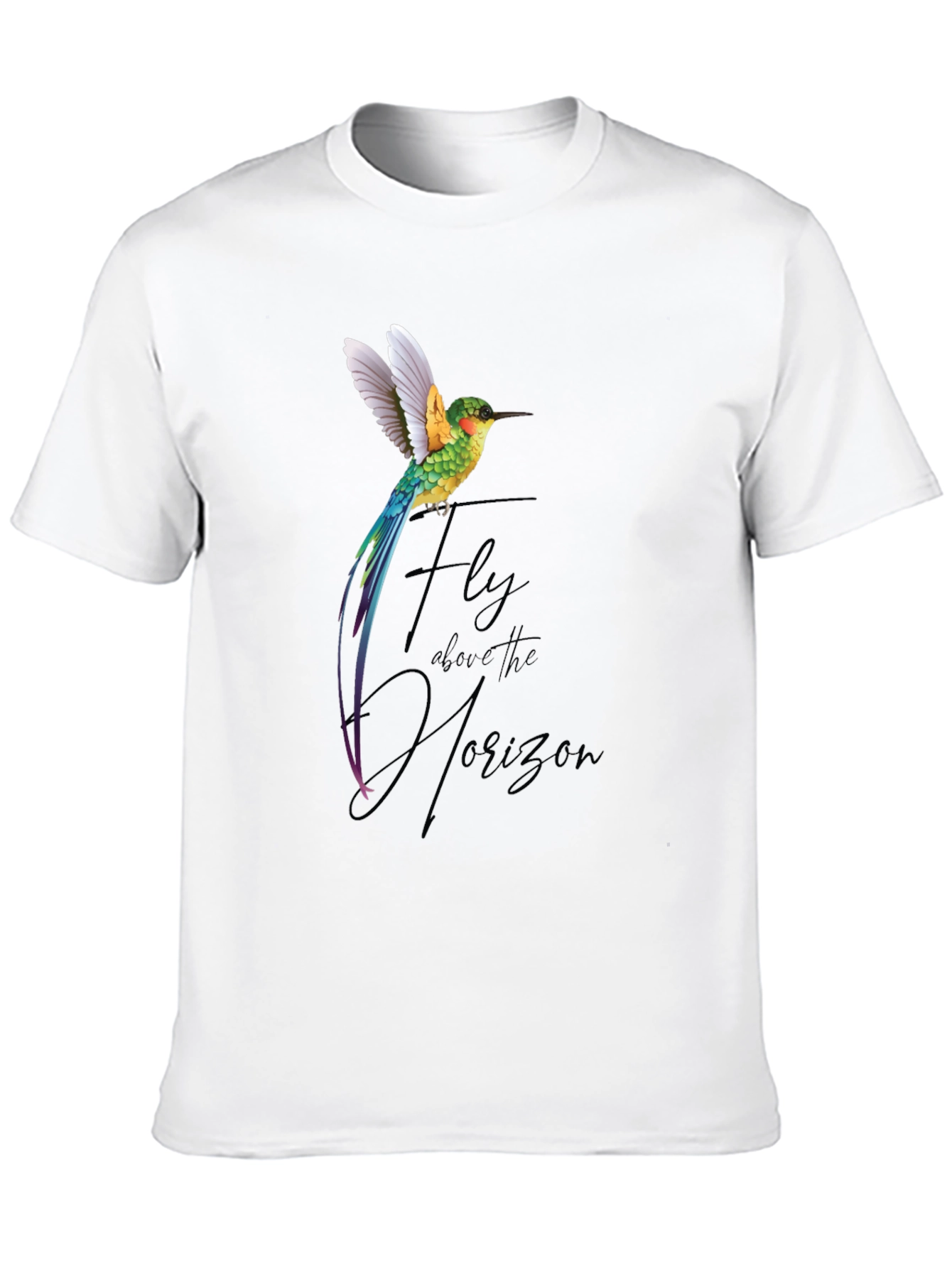 Hummingbird Graphic T-Shirt - Fly Above the Horizon