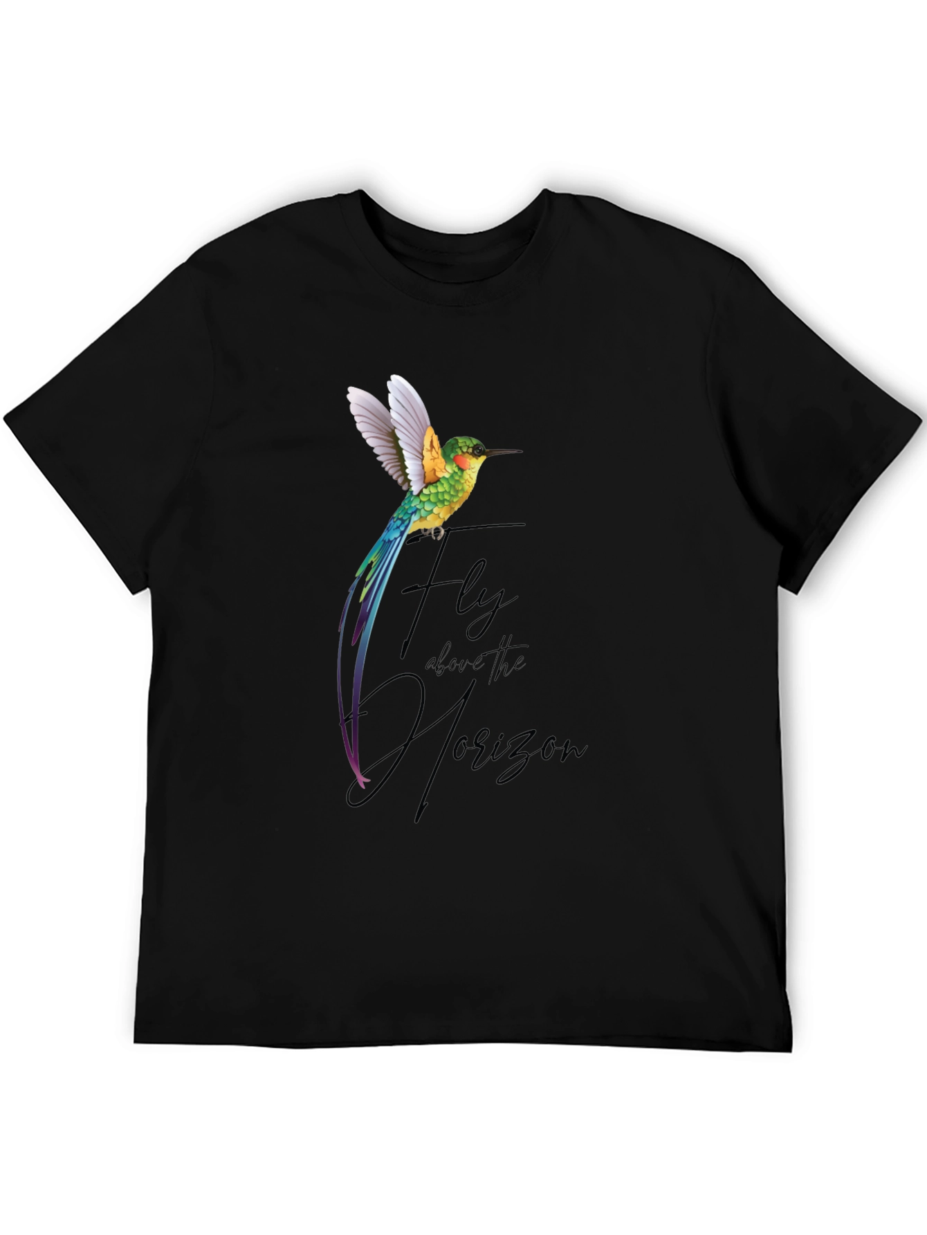 Hummingbird Graphic T-Shirt - Fly Above the Horizon