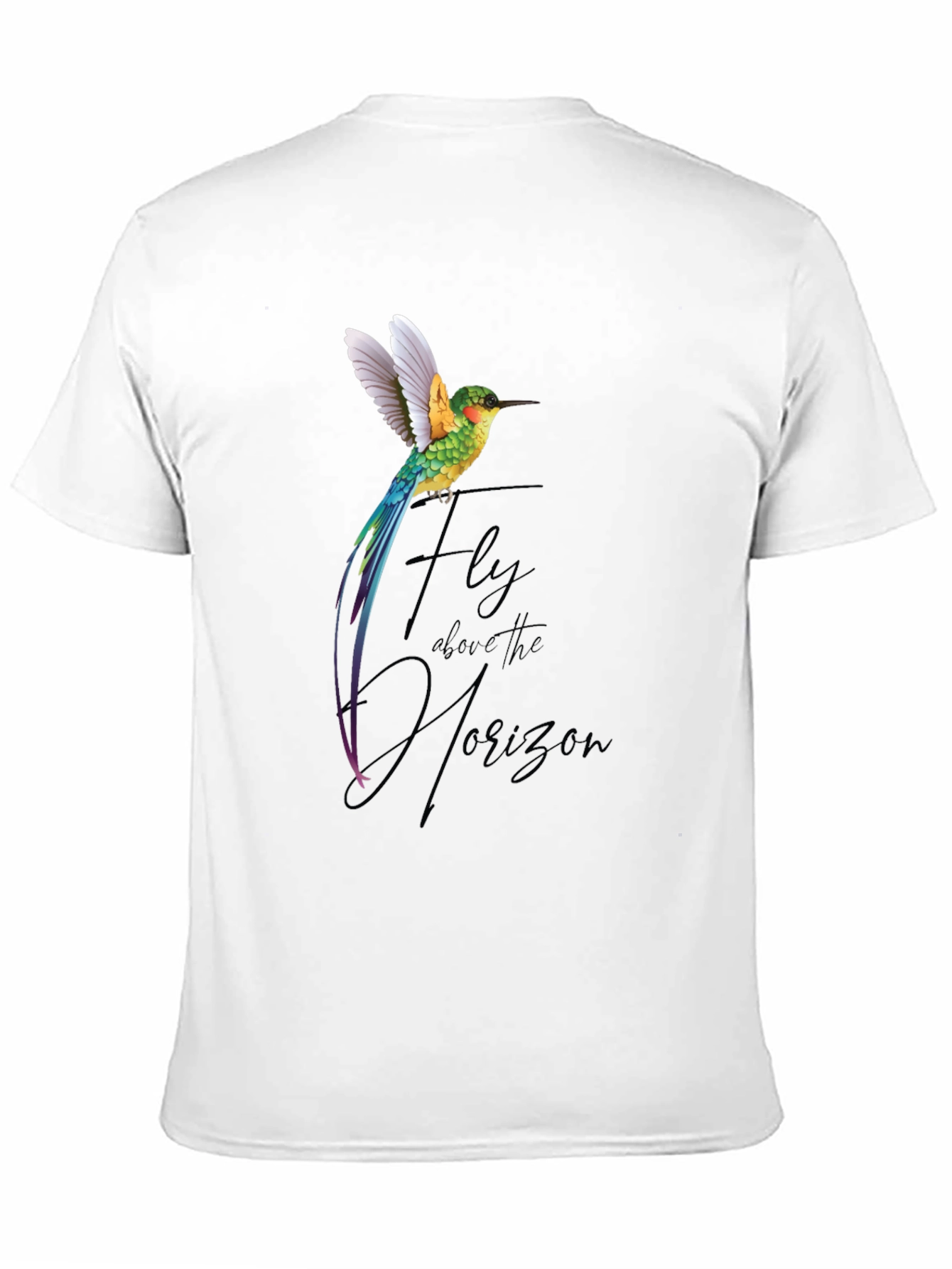 Hummingbird Graphic T-Shirt - Fly Above the Horizon