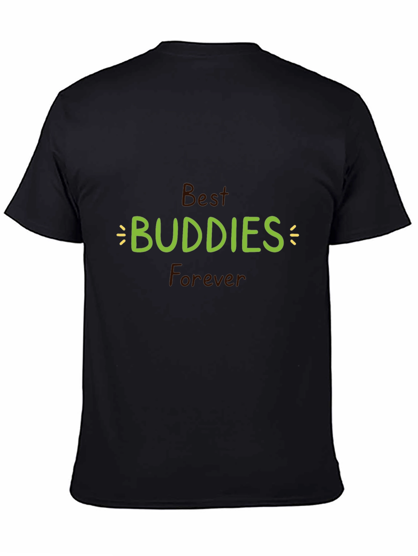 Best Buddies Forever Black Graphic Tee