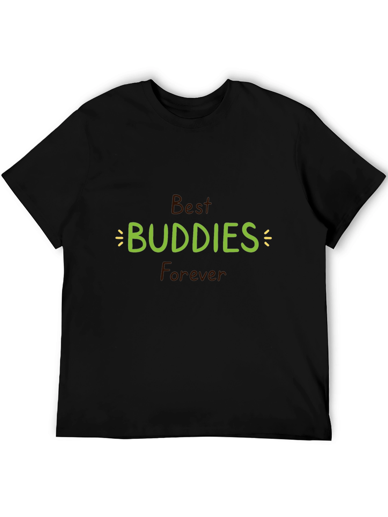 Best Buddies Forever Black Graphic Tee