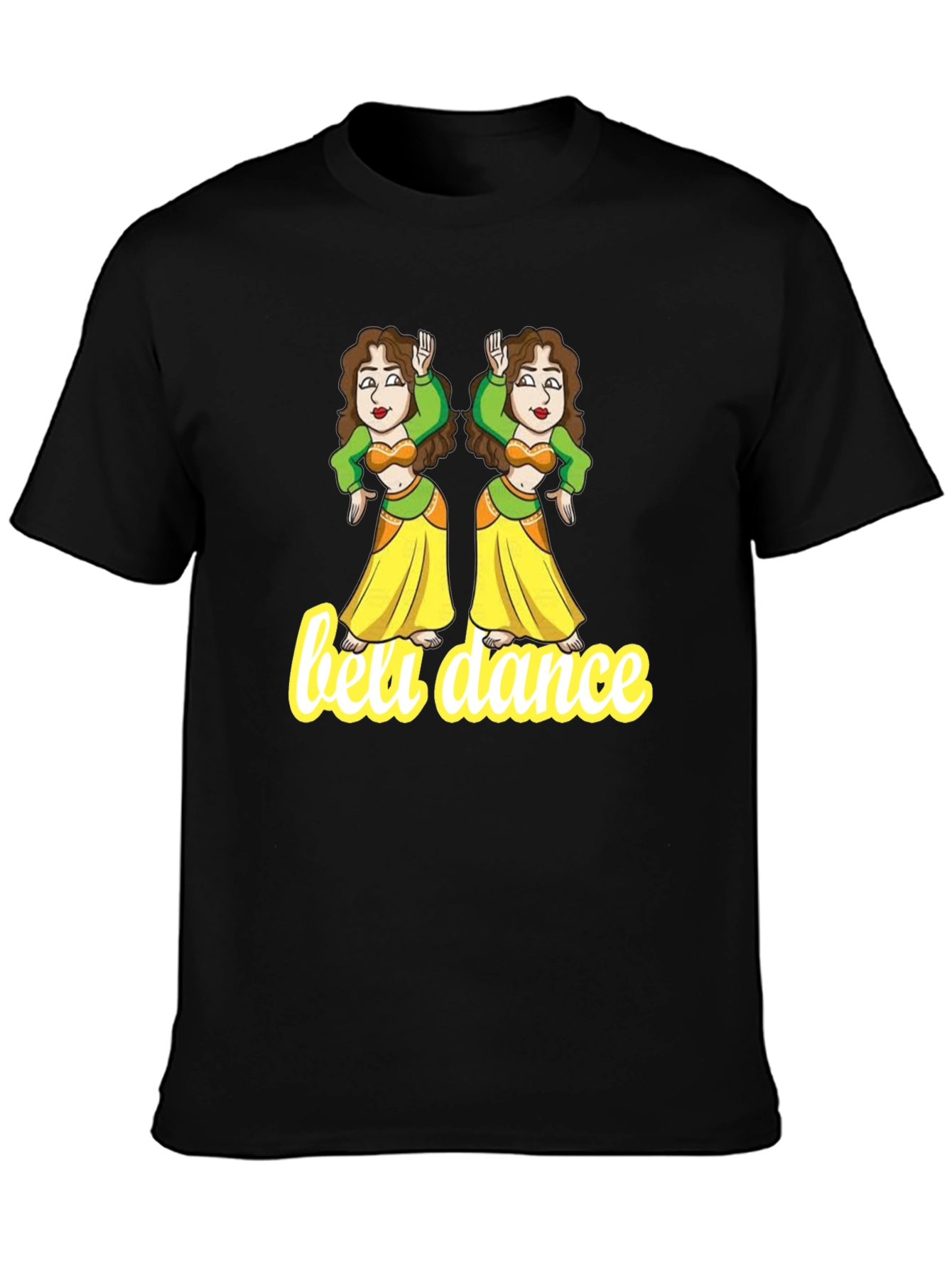 Belly Dance Graphic Tee - Unique Design