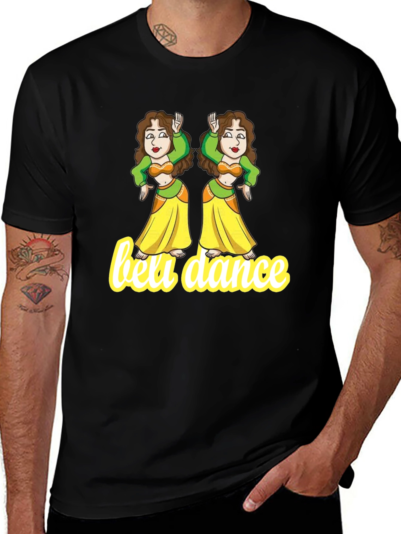 Belly Dance Graphic Tee - Unique Design