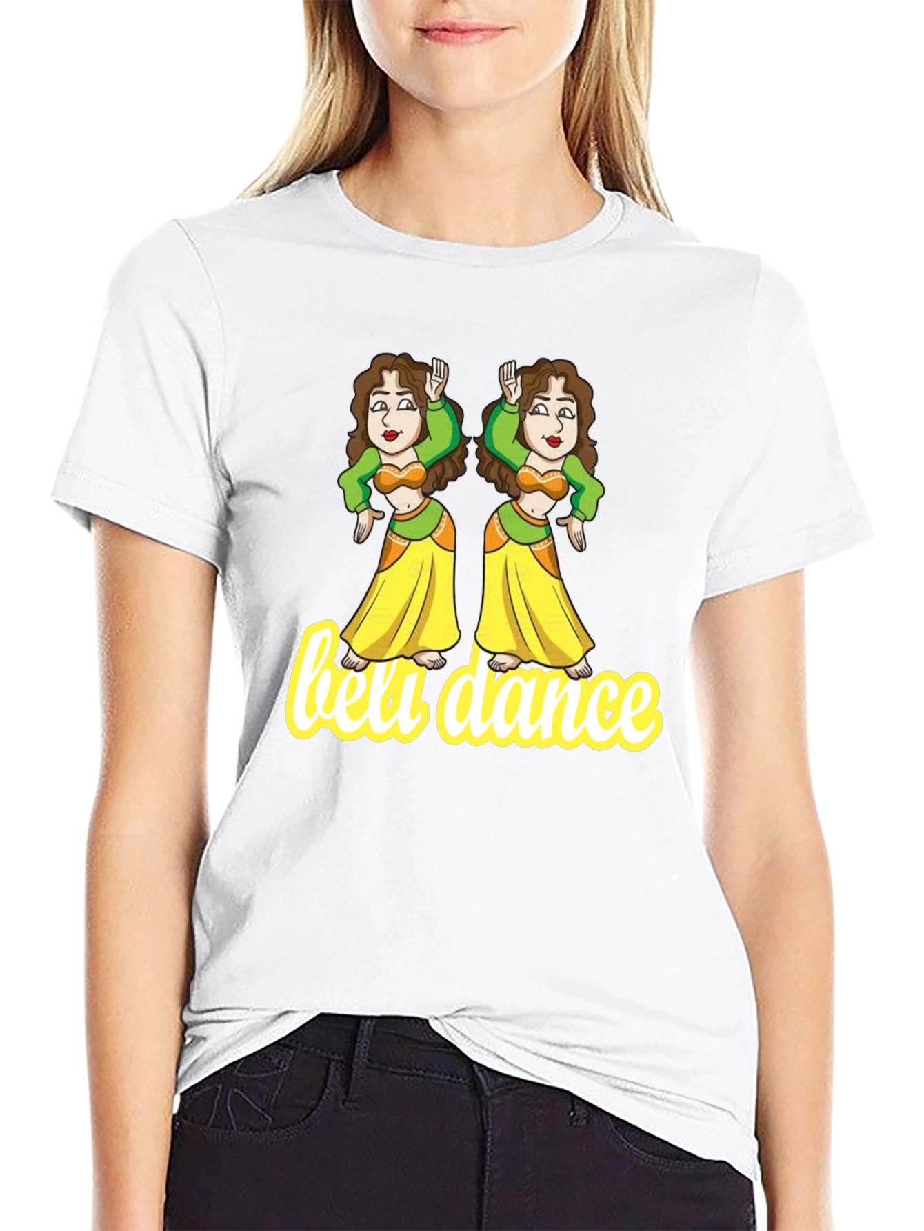 Belly Dance Graphic Tee - Unique Design